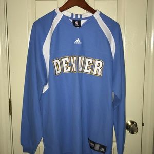 Denver Nuggets long sleeve warm up